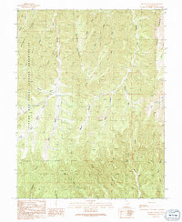 Bogart Canyon 1991 topographic map thumbnail