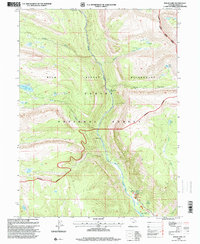 Bollie Lake 1996 topographic map thumbnail