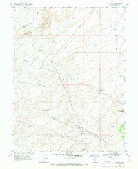 Bonanza 1968 topographic map thumbnail