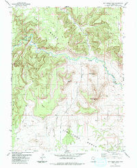 Bottleneck Peak 1983 topographic map thumbnail