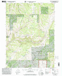 Boulder Mountain 1998 topographic map thumbnail