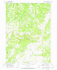 Boulder Mtn topographic map thumbnail
