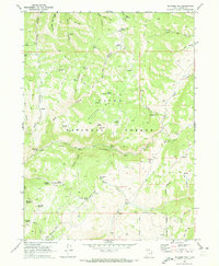 Boulder Mtn 1969 topographic map thumbnail