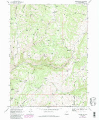 Boulder Mtn 1969 topographic map thumbnail