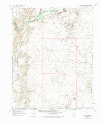 Boundary Butte 1962 topographic map thumbnail