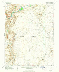 Boundary Butte 1962 topographic map thumbnail