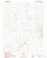 Boundary Butte 1989 topographic map thumbnail