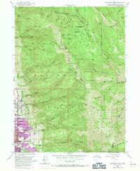 Bountiful Peak 1952 topographic map thumbnail