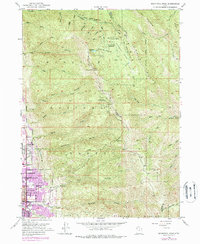 Bountiful Peak 1952 topographic map thumbnail