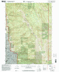 Bountiful Peak 1998 topographic map thumbnail