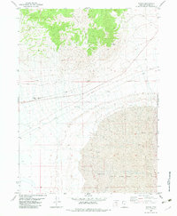 Bovine 1983 topographic map thumbnail