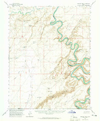 Bowknot Bend 1963 topographic map thumbnail