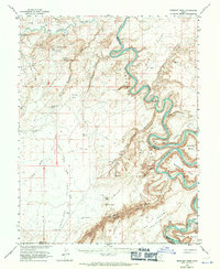 Bowknot Bend 1963 topographic map thumbnail