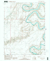Bowknot Bend 1988 topographic map thumbnail