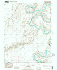 Bowknot Bend 1996 topographic map thumbnail