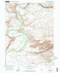 Brennan Basin 1964 topographic map thumbnail