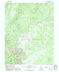 Brian Head 1985 topographic map thumbnail
