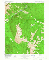 Bridal Veil Falls 1948 topographic map thumbnail