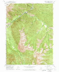 Bridal Veil Falls 1948 topographic map thumbnail