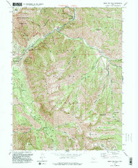 Bridal Veil Falls 1993 topographic map thumbnail
