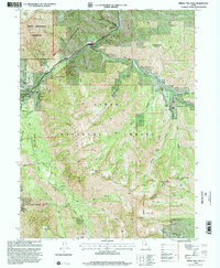 Bridal Veil Falls 1998 topographic map thumbnail