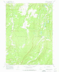 Bridger Lake 1967 topographic map thumbnail