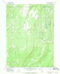 Bridger Lake 1967 topographic map thumbnail