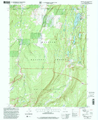 Bridger Lake 1998 topographic map thumbnail