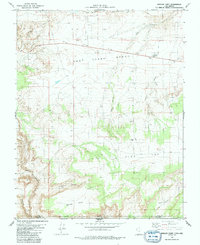 Bridger Point 1981 topographic map thumbnail