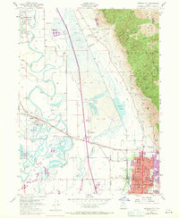 Brigham City 1955 topographic map thumbnail