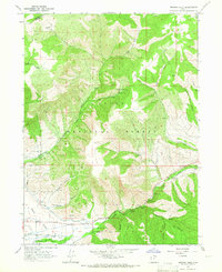 Browns Hole 1964 topographic map thumbnail