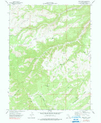 Bruin Point 1972 topographic map thumbnail