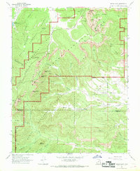 Bryce Point 1966 topographic map thumbnail