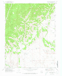 Bryson Canyon 1970 topographic map thumbnail