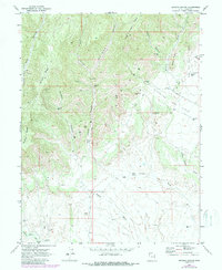Bryson Canyon 1970 topographic map thumbnail