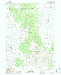 Buck Hollow 1990 topographic map preview