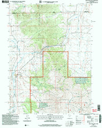 Buck Hollow 2001 topographic map thumbnail