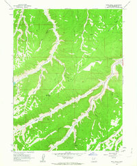 Buck Knoll 1962 topographic map thumbnail