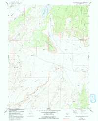 Buckhorn Reservoir 1969 topographic map thumbnail