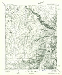 Buckskin Gulch SE topographic map thumbnail