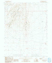Buckskin Hills 1991 topographic map thumbnail