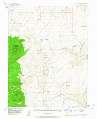 Bull Mountain 1952 topographic map thumbnail