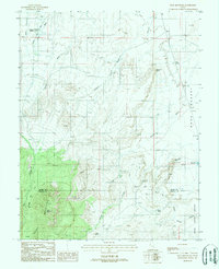 Bull Mountain 1988 topographic map thumbnail