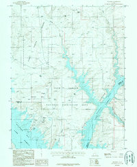 Bullfrog 1987 topographic map thumbnail