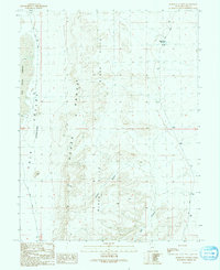 Burnout Canyon 1991 topographic map thumbnail