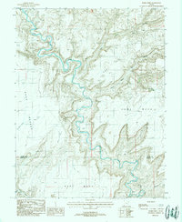 Burr Point 1988 topographic map thumbnail