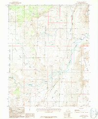 Caineville 1987 topographic map preview