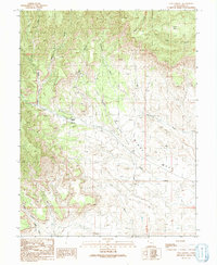 Calf Canyon 1991 topographic map thumbnail