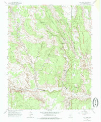 Calf Creek 1964 topographic map thumbnail