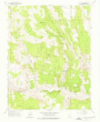 Calf Creek 1964 topographic map thumbnail
